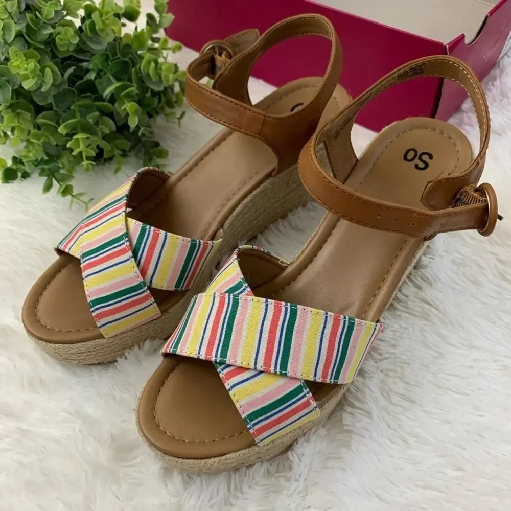 SO | New Rosebay Multicolor Wedge Sandals